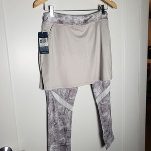 K-Swiss White Chime/Taupe Print Small